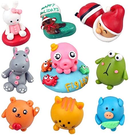 Polymer Clay Set, 24 Colours Nontoxic Oven Bake Clay Safe and Nontoxic Soft DIY Modelling Clay with Plastic Tools and Accessories Birthday Gifts for Kids