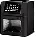 Gourmiia Air Fryer 14-Quart All in One Digital Kitchen Airfryer, Oven, Rotisserie, Dehydrator & Deep Fryer – Versatile Kitchen Appliance with Guided Cooking and 12 One-Touch Presets