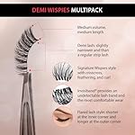 Ardell False Eyelashes Demi Wispies Black, 1 pack (6 pairs per pack) - Image 3