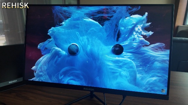 Monitor Gamer Curvo de 24 Polegadas, Monitor de Computador FHD
