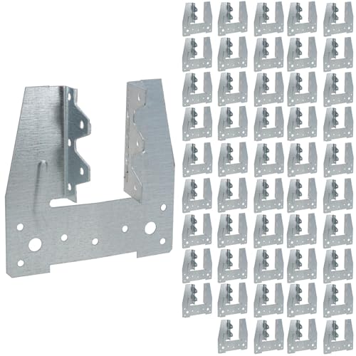 Image of 38mm Truss Clips Galvanised Brackets Fasteners Fixings Rafters to Wall Plates 50pc