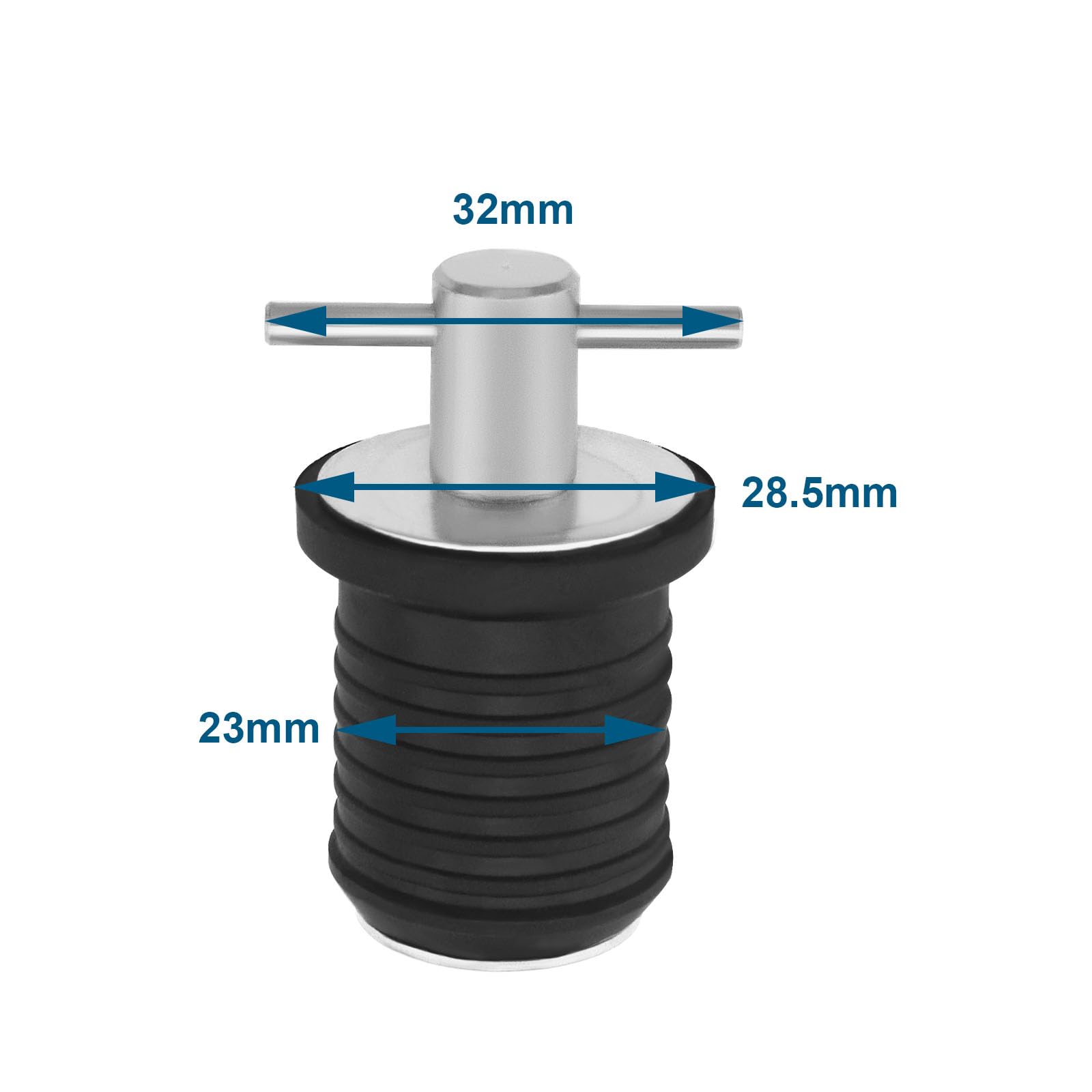 Tappo di scarico for barche 3/4 'o 1-1/4' Vite di scarico Tappo di