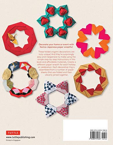 Beautiful Origami Paper Wreaths: Handmade Japanese Decorations For Every Occasion #TOP29