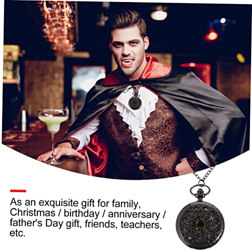 Adorainbow Relógio De Bolso Presente Mecânico De Halloween Tuba Presentes Colar Mecânico Relógio Pre