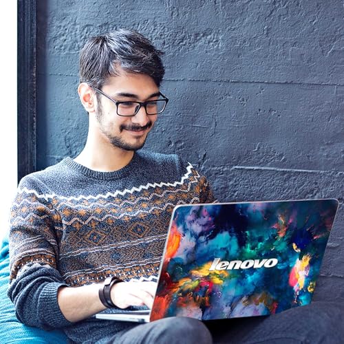 Image of DSGN 155 Full Body Laptop Skin Bubble-Free| Laminated| Removable| HD Quality Sticker for Laptops Upto 15.6 Inches Compatible with Lenovo