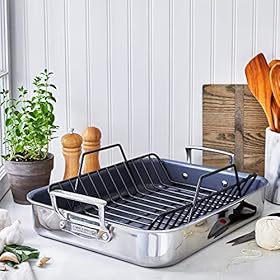 Elevate Your Cooking Experience with the ZWILLING Stainless Steel Ceramic Nonstick Roasting Pan - Order Yours Today