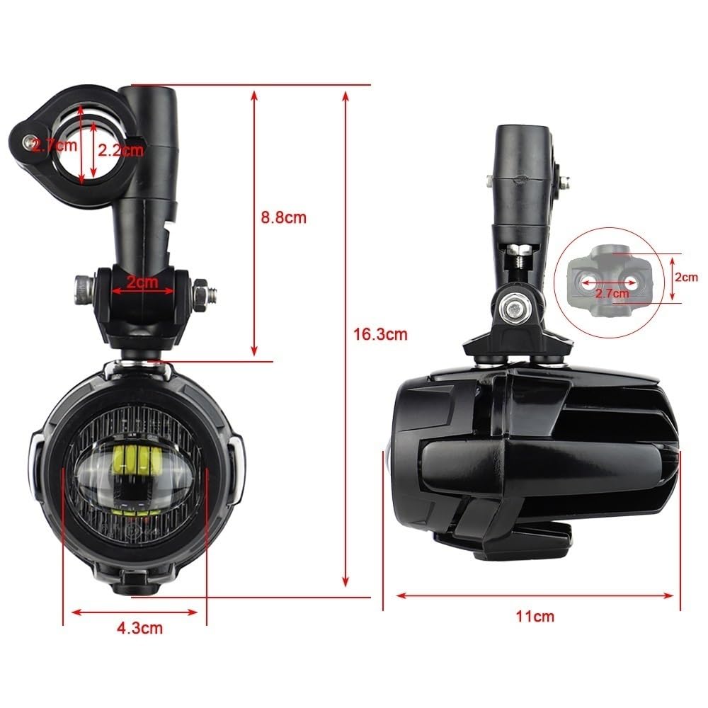 Luces LED Spot Antiniebla Conducción Para R1200GS Para F800GS Faro Delantero(Light)