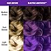 MANIC PANIC Classic Electric Amethyst Semi Permanent Hair Color - Bright Purple Hair Dye for Women & Men That Lasts 4-6 Weeks - Vegan, Ammonia & Cruelty-Free - Create & Mix Custom Shades (4oz / 2pk)
