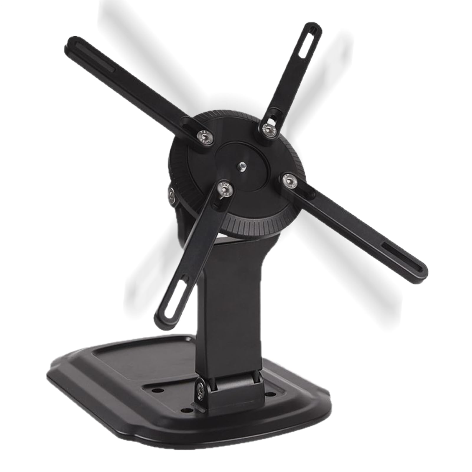 Soporte para proyector de mesa ajustable con rotación de 360 grados y base antideslizante 8