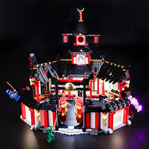 BRIKSMAX Led Lighting Kit for Monastery of Spinjitzu - Compatible with Lego 70670 Building Blocks Model- Not Include The Lego Set