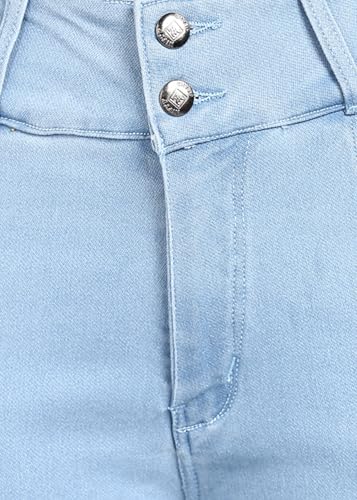 Image of Nifty Women's Denim Stretchable 2-Button Straight Fit Jeans