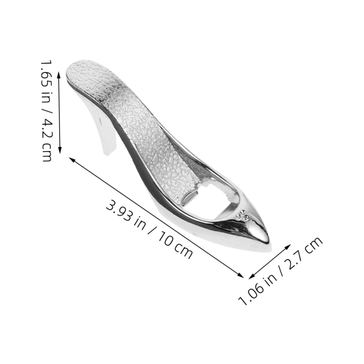 PRETYZOOM 10piezas Abrebotellas Multifuncional Forma De Zapato De Tacón Para Camping y Fiesta Abrebotellas Aleación De Aluminio Para y