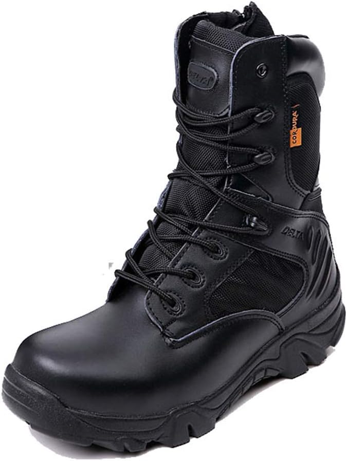 Men Tactical Boots,High-Tops Waterproof Delta Combat Shoes Outdoor Jungle Desert Camouflage Military Boots,Beige- 45/UK 10.5/US 11