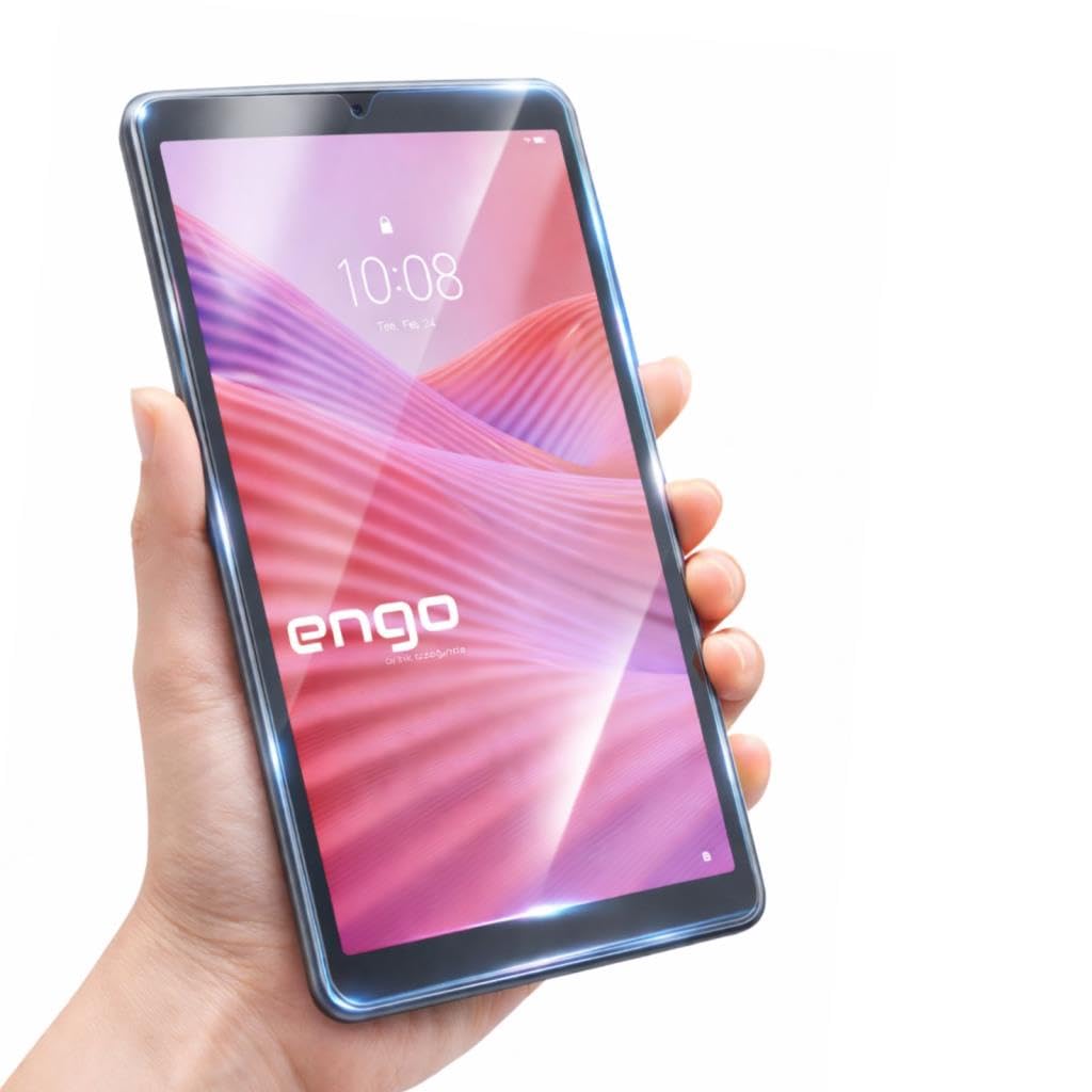 Engo Lenovo Tab One Tb305xu 8.7 İnç İle Uyumlu Ekran Koruyucu 9h Temperli Kırılmaz Esnek Nano Cam, Çizilmeye Ve Darbeye Dayanıklı Koruma, Hd Şeffaf