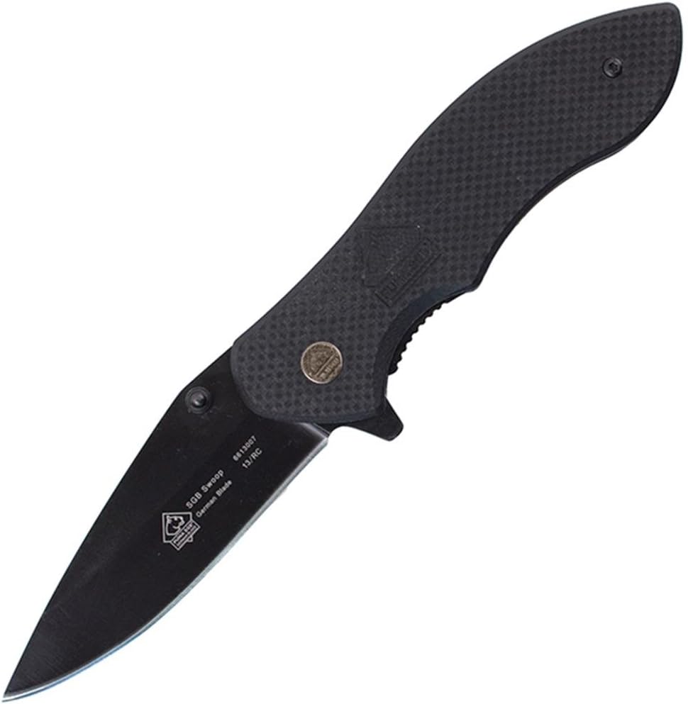 Puma SGB Swoop G10 Spring Assisted Tactical Folding Knife with Belt Clip