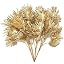 Gold Fan Leaves - 4 Pack