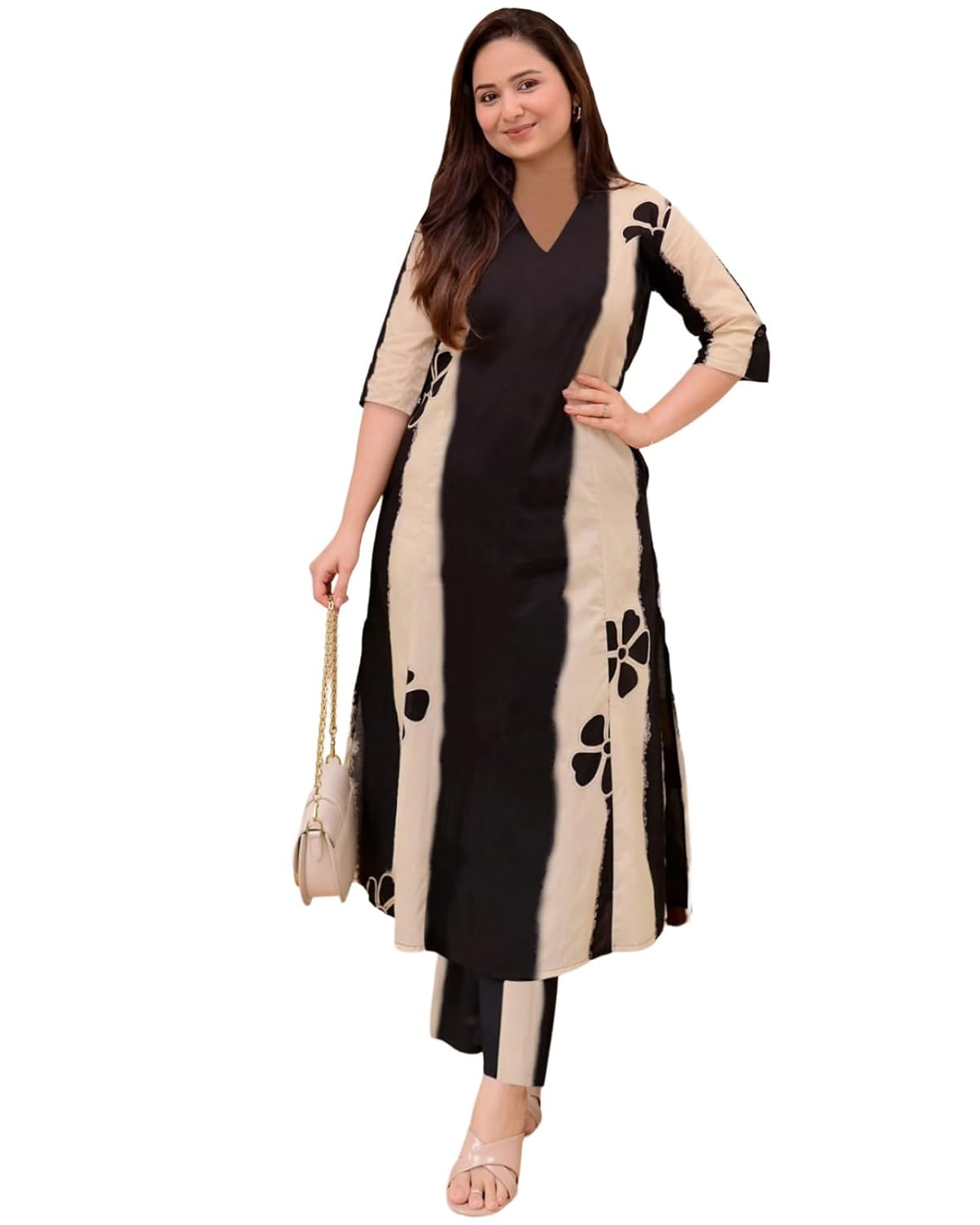 ANNI Designer Women’s Ethnic Co-Ord Set | Kurta Pant Set | Kurta Palazzo Set | Stylish Cotton Suit Set for Women, Festival Co-ord