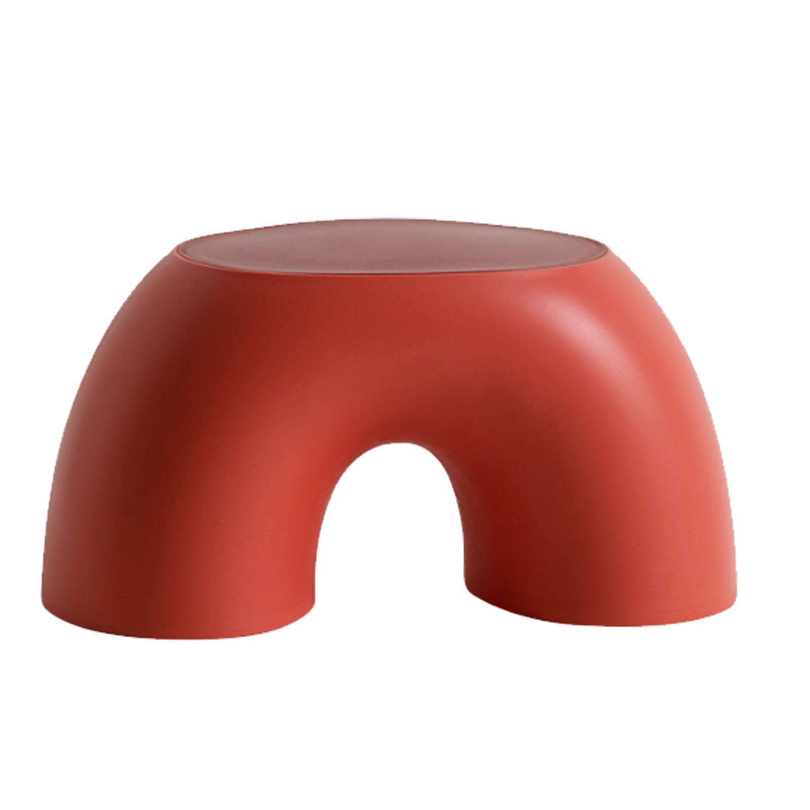 Kids Sitting Stool, Multifunctional Plastic Stool, Compact and Convenient for Children, Vibrant Color, for Living Room and Home (Red)