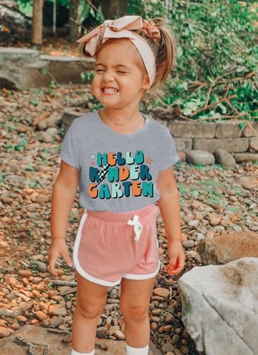 Image of Rollin Into Kindergarten Shirt Boys Girls First Day of Kindergarten T Shirts Little Kids Tee Top