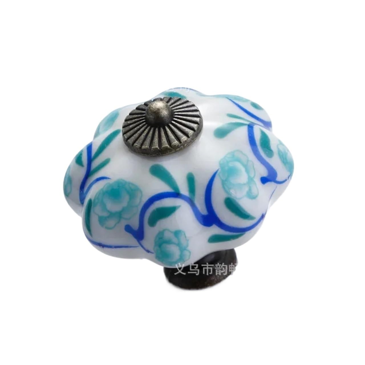 GNYVZXPLQ Ceramic Handle Drawer Knobs, 6pcs Multicolor Ceramic Cabinet Handles Drawer Knobs Pulls(Color 10)