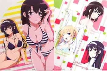 冴えカノ 水着スケールフィギュア2種セット 冴えカノ】詩羽の水着フィギュアが登場！セクシーな姿と表情が