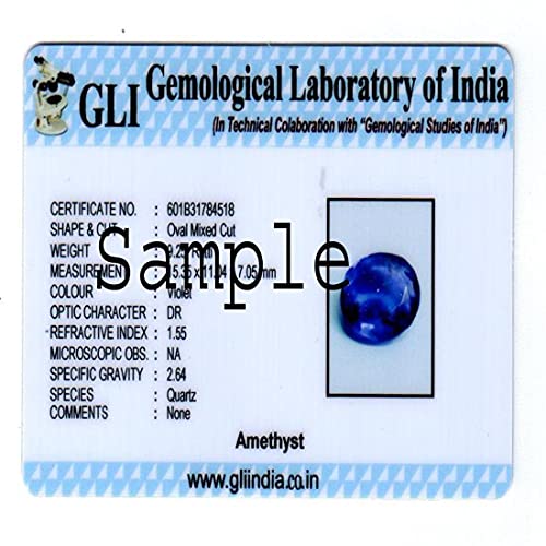 5.25 Ratti Natural Jamunia Amatista Piedra Preciosa-B0BB61TXGG