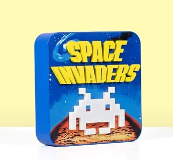 Amazon.co.jp: スペースインベーダー 3D ロゴランプ ブルー 中 639887