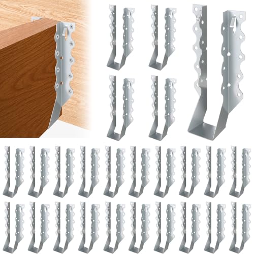 Mixiflor 25 Pcs Joist Hangers for Wood