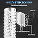 Omont 4 Inch 26FT Dryer Vent Hose, Flexible Insulated Aluminum Duct with 2 Cleaning Brushes for Indoor & Outdoor Use