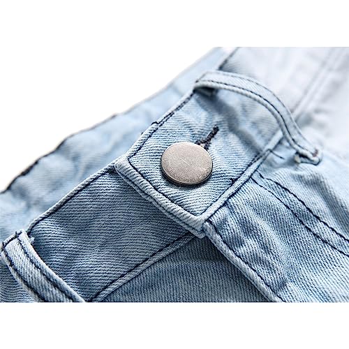 Men's Slim Fit Jeans Fashion Stacked Straight Leg Comfort Flex Waist Fall Workout Cowboy Cargo Denim Pants for Men4