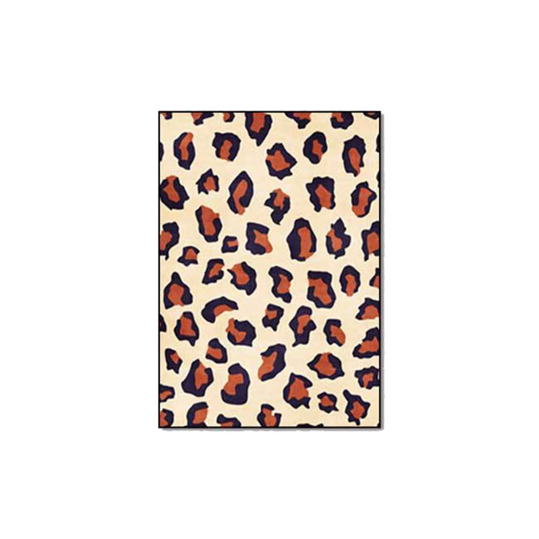 NIOKIT Cartoon Leopard Print Design Area Rugs for Bedroom Living Room, Fluffy Fuzzy Shag Shaggy Carpet Soft Plush Bedside Rug, Indoor Floor Rug for Kids Girls Boys Home Decor Aesthetic 47" x 71"