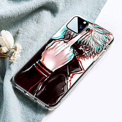 Compatible With Iphone 13 Pro Max Case Tokyo Ghoul Anime Ken Kaneki Action Fight Alliens Japanese Manga Pure Clear Phone Cases Cover #TOP4