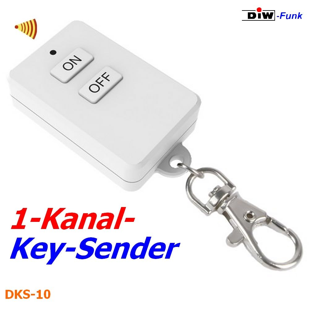 Intertechno ITL-510 Funk-Jalousieschalter mit Funk-Wandsender DWS-11 und Funk-Keysender DKS-10