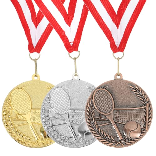 Medallas de tenis para torneos escolares y recuerdos de fiestas infantiles