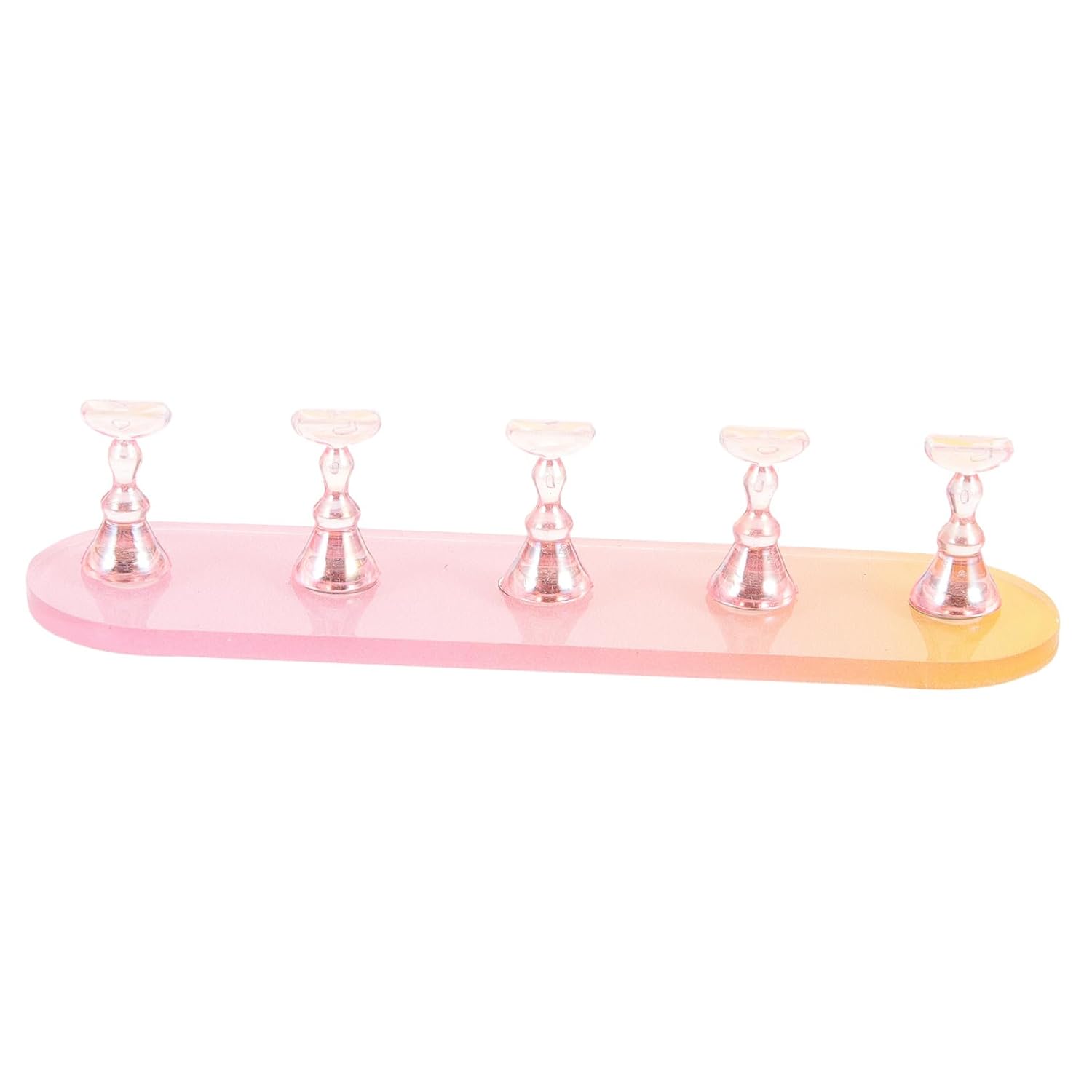 Decorative Nail Stands for Art Practice, Plastic Training Rack Set