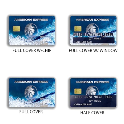 siayaharu Capas adesivas para cartão de crédito com chip pequeno, à prova d'água, antirrugas, remov