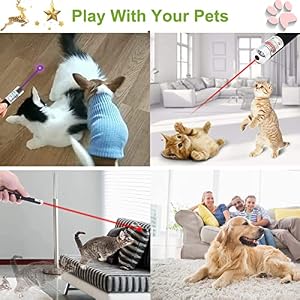 3 PCS Green Red Violet Long Range Dot Clicker Toy Pen for Indoor Interactive Teaching, Cat Toys Pointer, Puppy Kitten Lazer Toy, Bright Clicker for Dog Cat Training Exercise 3 PCS Green Red Violet Long Range Dot Clicker Toy Pen for Indoor Interactive Teaching, Cat Toys Pointer, Puppy Kitten Lazer Toy, Bright Clicker for Dog Cat Training Exercise