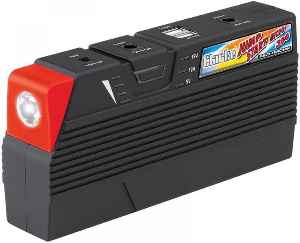 Clarke JSM300 Multifunction Micro Jumpstart/Portable Device Charger Power Pack 500A(12AH) JUMPSTART-MICRO.