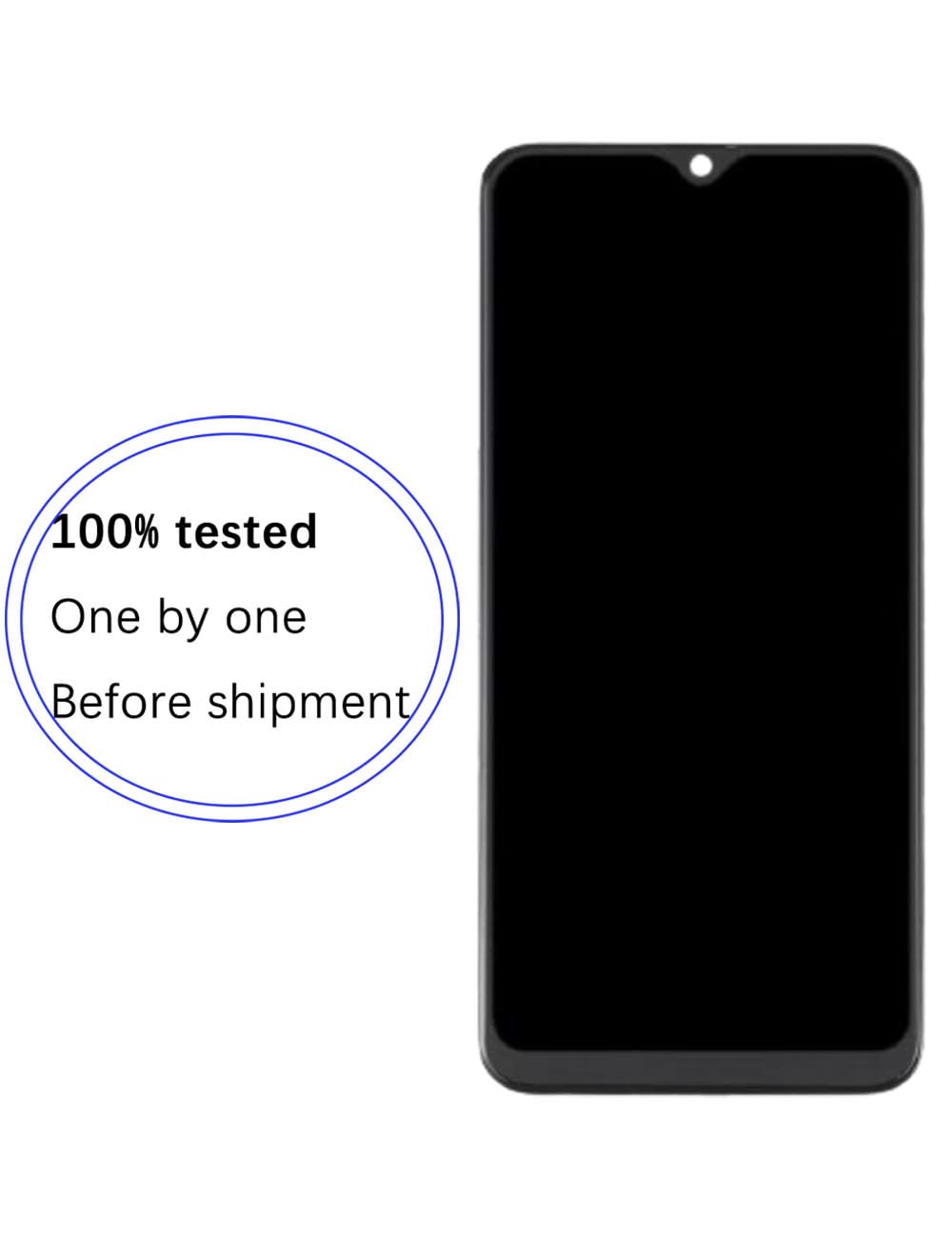 Schermo LCD sostitutivo per Samsung Galaxy A30s, schermo TFT LCD, A307F A307FN A307G, schermo LCD Display Touch Digitizer Assembly Kit di riparazione (senza impronte digitali, nero con cornice)