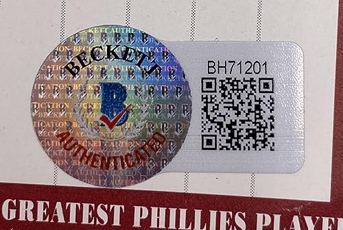 mike schmidt signed philadelphia book page bas bh71201