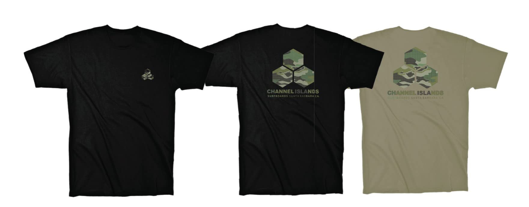 Channel Islands Surfboards Island CAMO SS Martini Olive