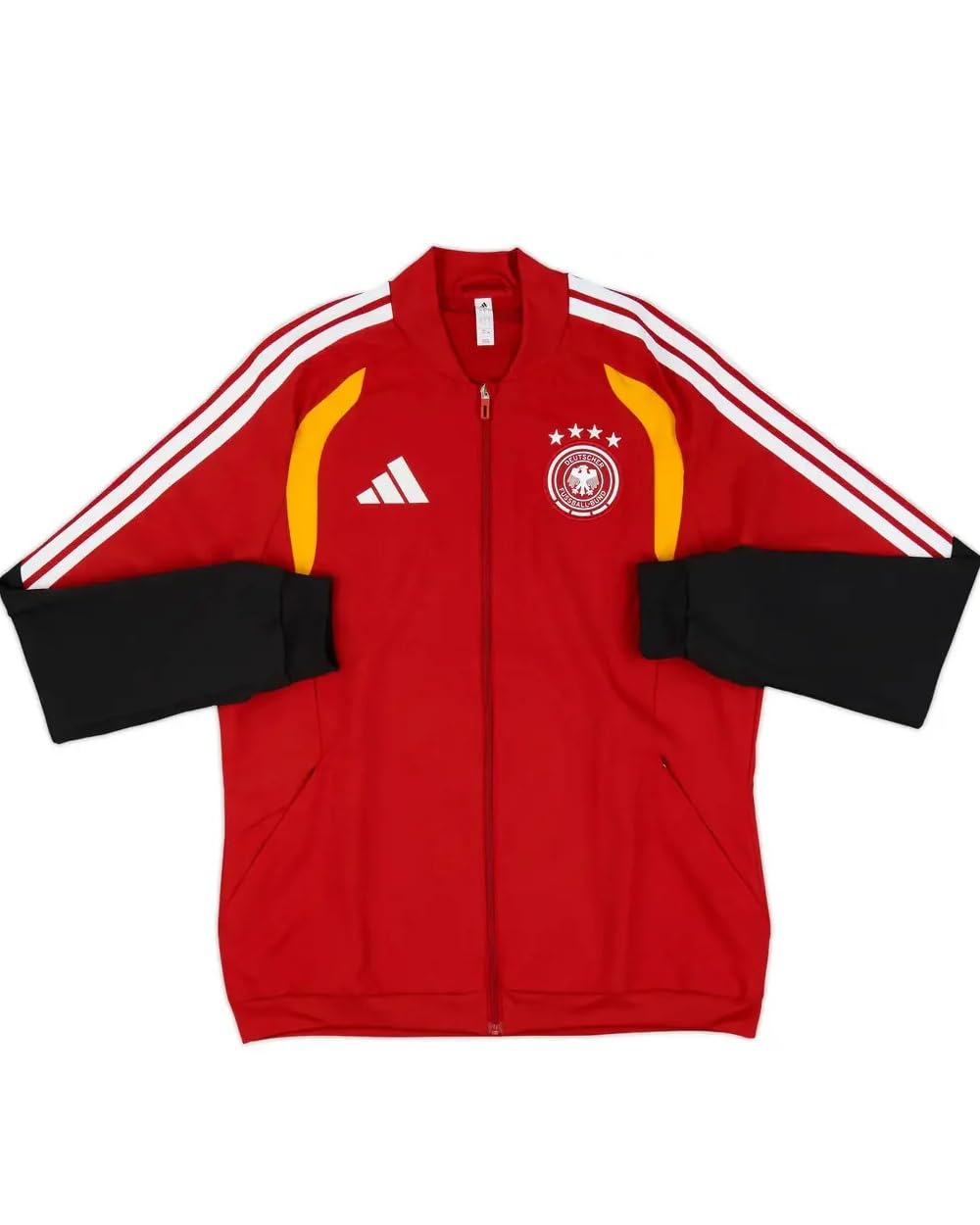 adidas Kurtka męska rozmiar L 185 cm wydajność Niemcy DFB 2026 Prezentacja Czerwona Czarna