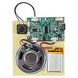 Alide USB-Soundmodul, Musik-Sprachaufzeichnungsmodul mit Lautsprecher, MP3-USB-Kabel, wiederaufladbarer Akku, Top-Lautsprecher für DIY-Karten, Geschenke