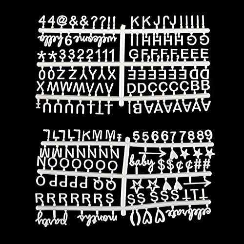 Rulbelok PP Felt Message Board Letters Wall Decor Felt Letterboard Letters Drawstring Bag Felt Board Letter for Home Decorations Message Boards Plastic Letters 16x20