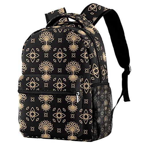 Sac à dos pour ordinateur portable jaune et ergonomique contre le désordre
