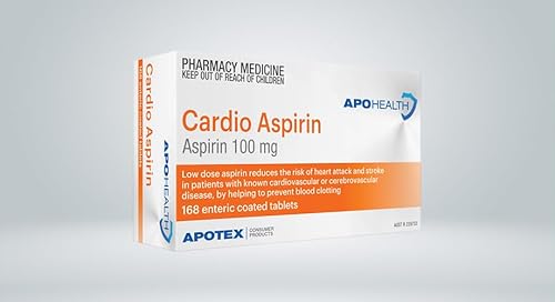Aph Apohealth Cardio Aspirin 100Mg 168 Enteric Coated Tablets