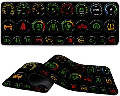 Amazon.com: Mouse Pad & Keyboard Mat 31x12 Inches, Non-Slip Rubber Base ...