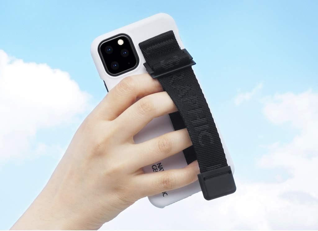 ナショナルジオグラフィック National Geographic iPhone 11 Pro Signature Strap Case White NG17122i58R