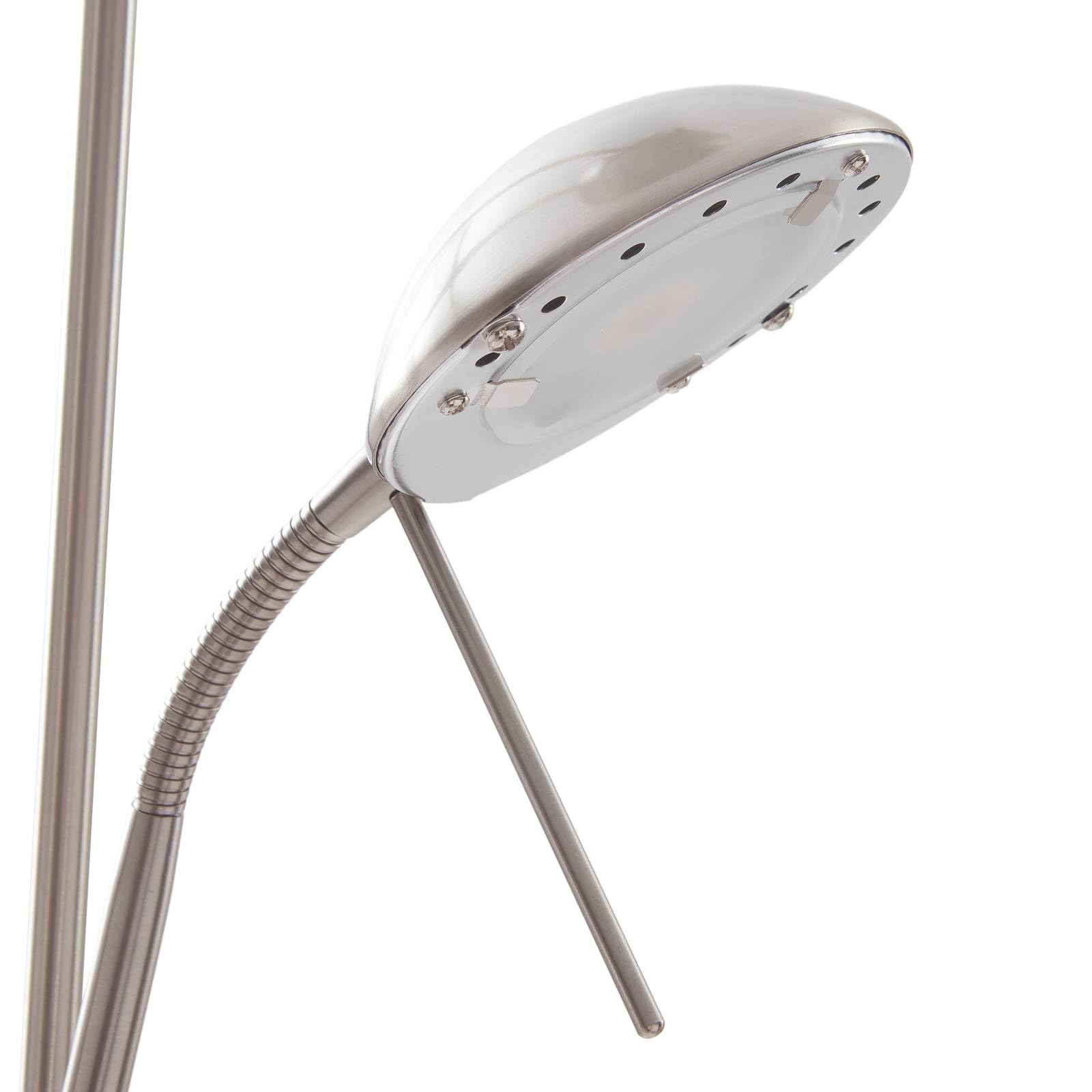 Lindby Lampada da Terra a LED, Piantana Led Moderna Stelo Dimmerabile Luce per Soggiorno Camera Letto Metallo Retrò incl. 20 W + 5 luce bianca calda (3.000K) 180 cm