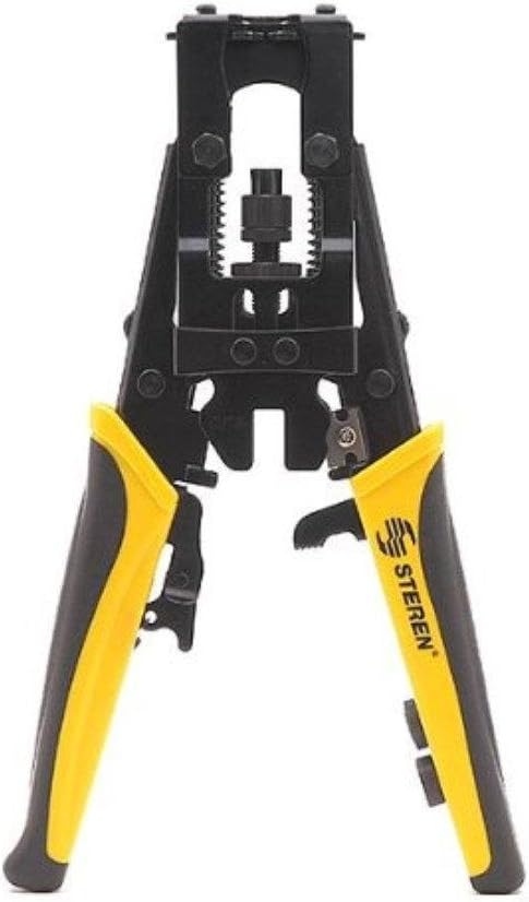 RG6 Compression Tool - Coax Cable Crimper - Coax Crimper - RG6 Compression Connectors - RG6 Connector - RG6 Compression Connectors Ideal Crimper - BNC Compression Tool - STEREN 204-036